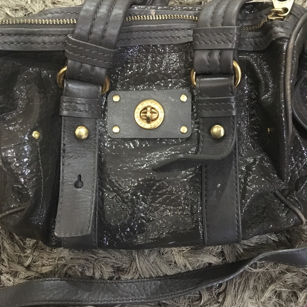 Marc Jacobs dark grey patten bag